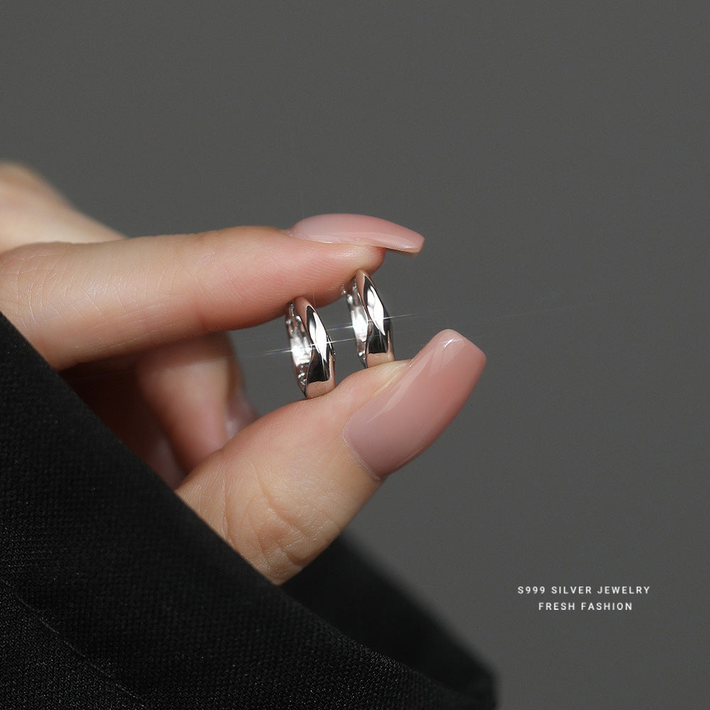 C廠 韓國韓版莫比烏斯S999純銀耳環 批發 折扣@洽客服 24.11.W2「E5758-999」