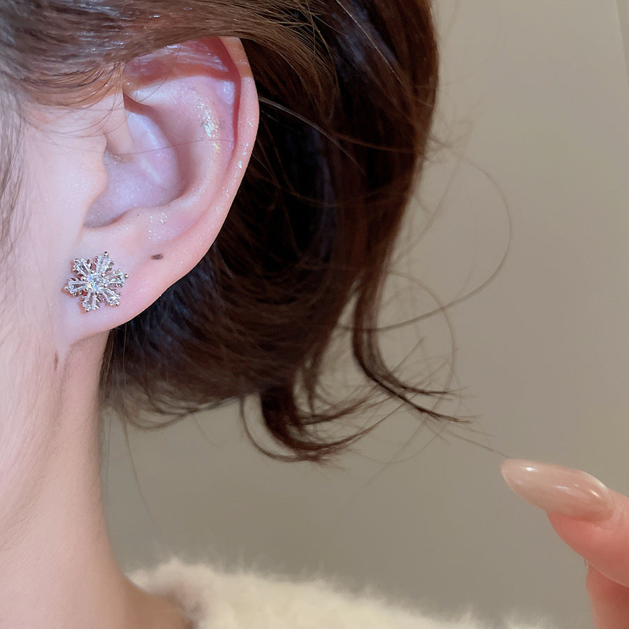 A2廠 銅｜【限量超值套組】鋯石雪花珍珠銀針耳環 批發 折扣@洽客服 26.01.W3「HE29684」