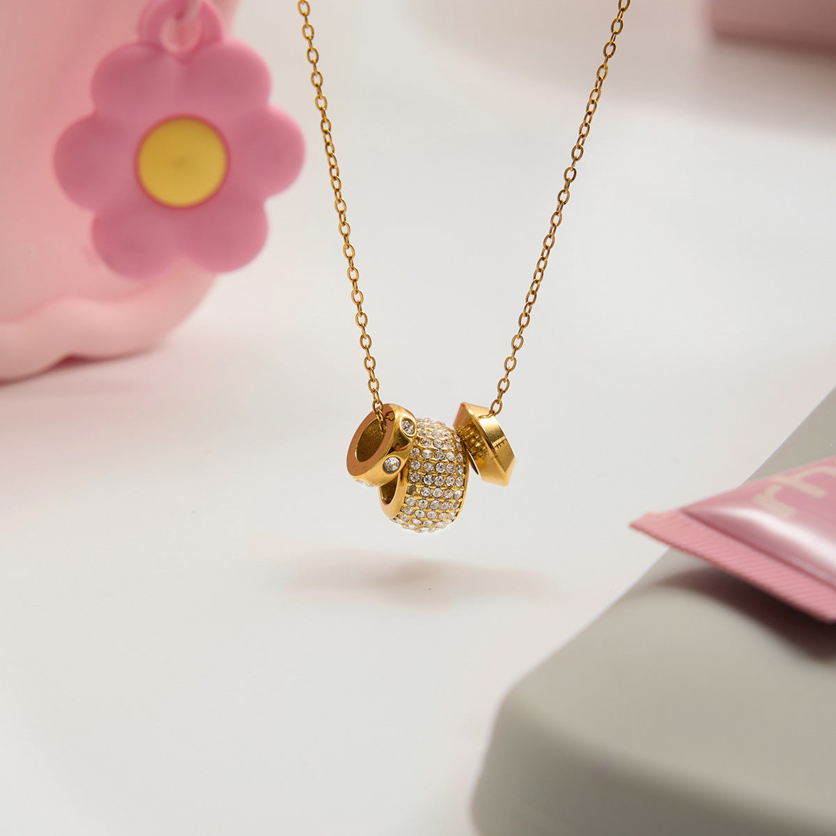 B廠 歐美款 Glück 鈦鋼鍍18K金項鍊 批發 折扣@洽客服 25.10.W5「JDN0307022」