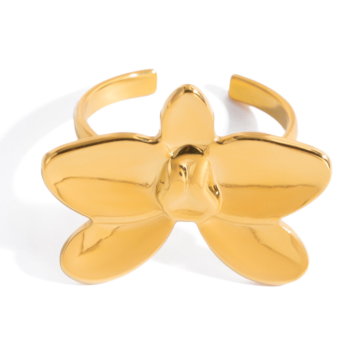 B廠 歐美款 ARIA 鈦鋼鍍18K金戒指 批發 折扣@洽客服 25.12.W1「JDR0209017」