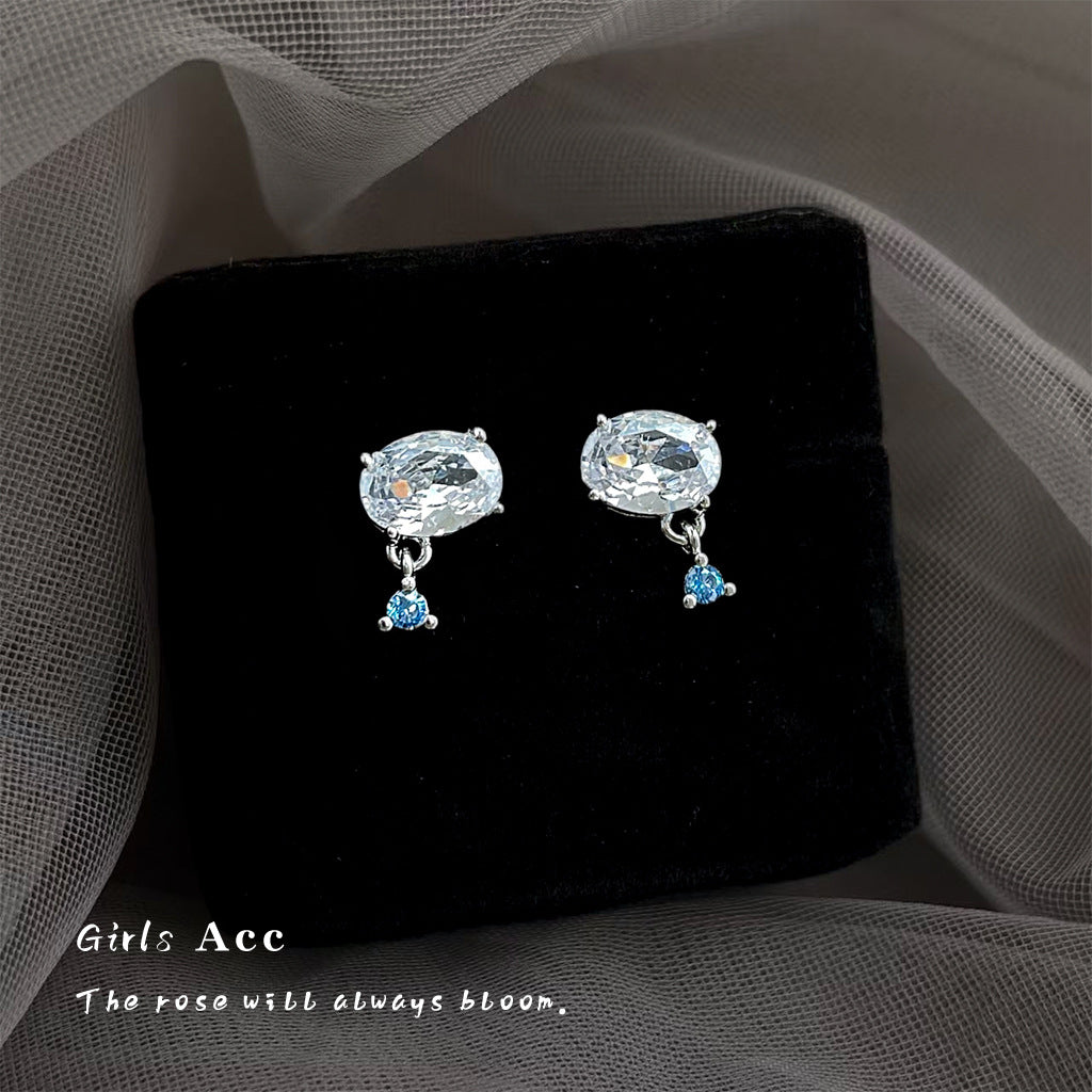 A廠 日韓款 微鑲鋯石銀針耳環 批發 折扣@洽客服 26.03.W1「7080」