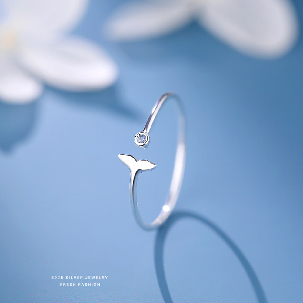 C廠 韓國韓版美人魚尾S925純銀戒指 批發 折扣@洽客服 25.12.W1「K2428」