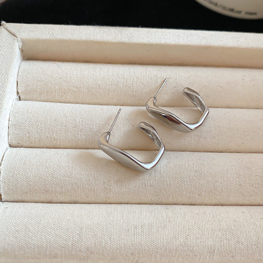 A2廠 韓國韓版幾何方形吊墜銀針耳環 批發 折扣@洽客服 25.10.W3「HE28641」