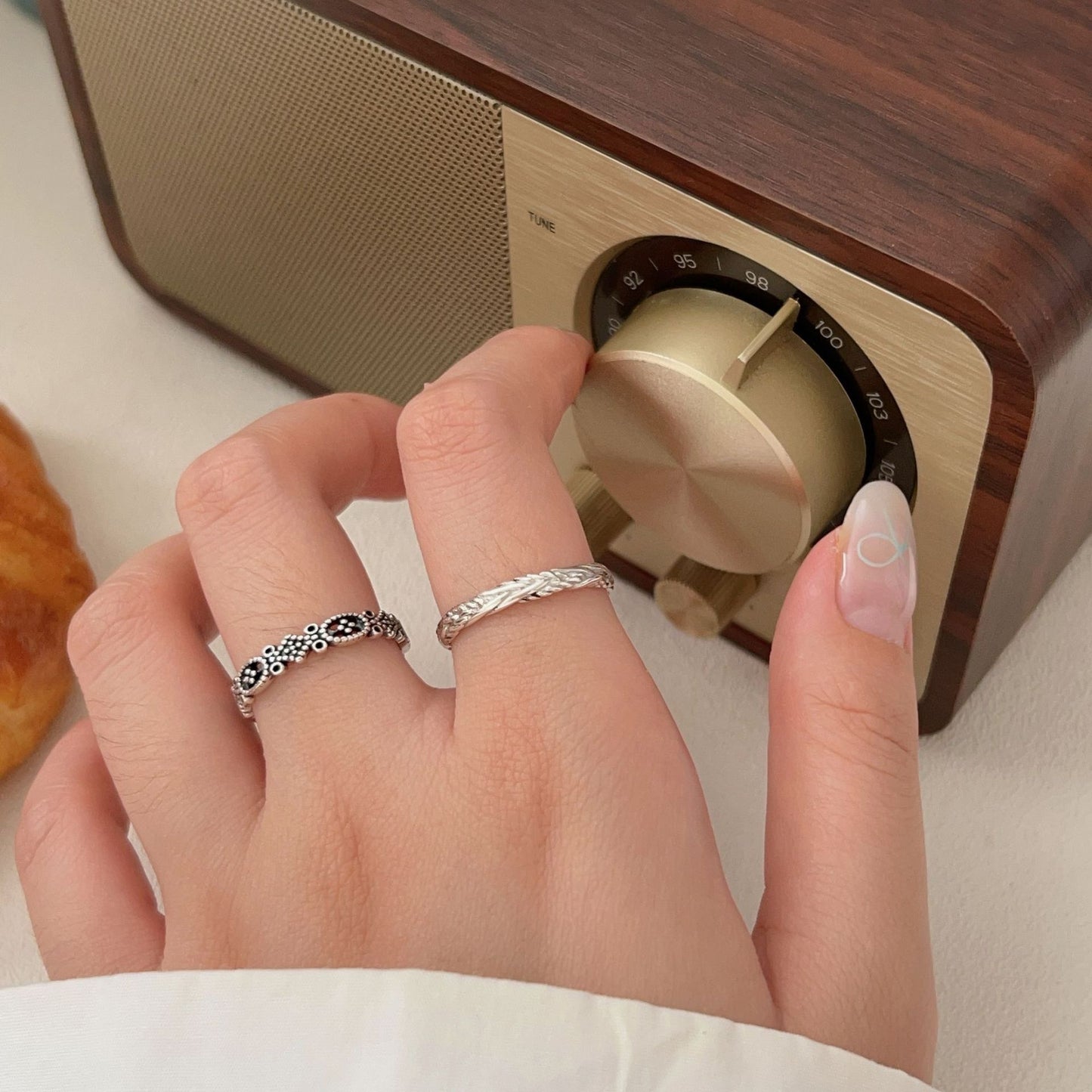 C3廠 韓國韓版幾何麥穗S925純銀戒指 批發 折扣@洽客服 25.12.W2「hjz293 hjz299」