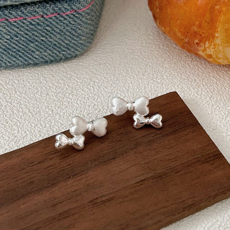 C3廠 韓國韓版蝴蝶結S925純銀耳環 批發 折扣@洽客服 25.11.W1「es171」