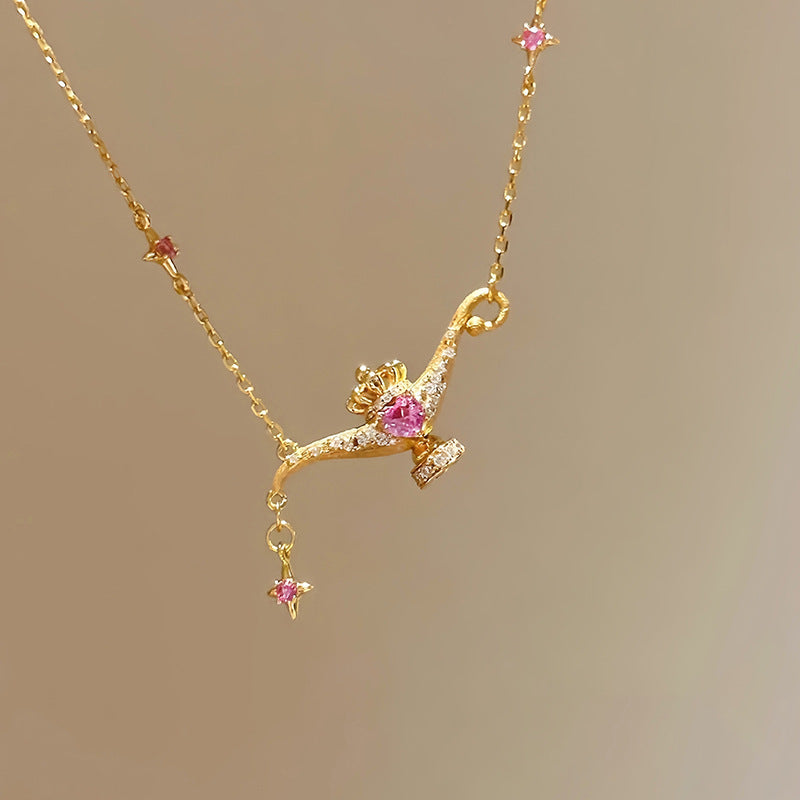 A2廠 韓國韓版許願吧！精靈 鋯石神燈電鍍24K真金項鍊 批發 折扣@洽客服 25.12.W1「WN1977」