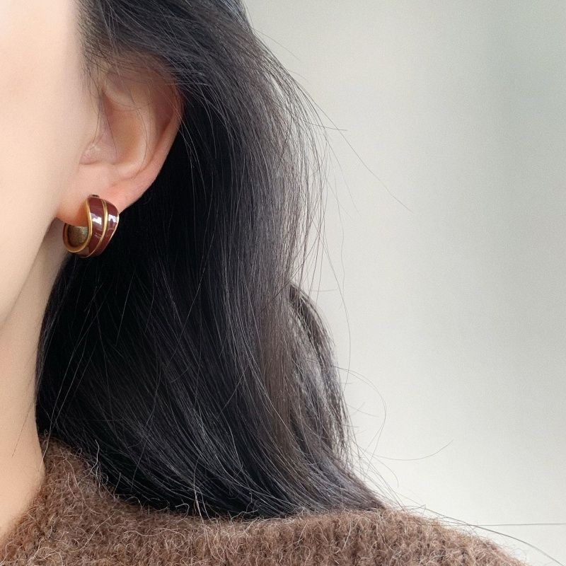 A2廠 韓國韓版簡約滴油漸層耳環  批發 折扣@洽客服 26.01.W1「WE5515」