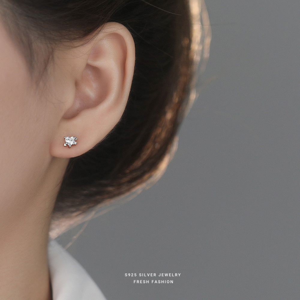 C廠 韓國韓版愛心丘比特之箭S925純銀耳環 批發 折扣@洽客服 26.01.W1「E6036」