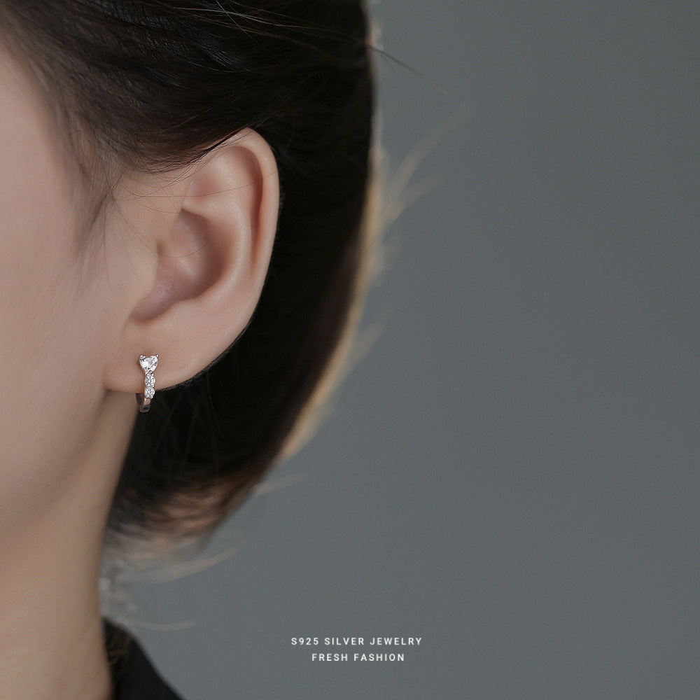 C廠 韓國韓版精緻愛心S925純銀耳環 批發 折扣@洽客服 25.11.26「E5790」