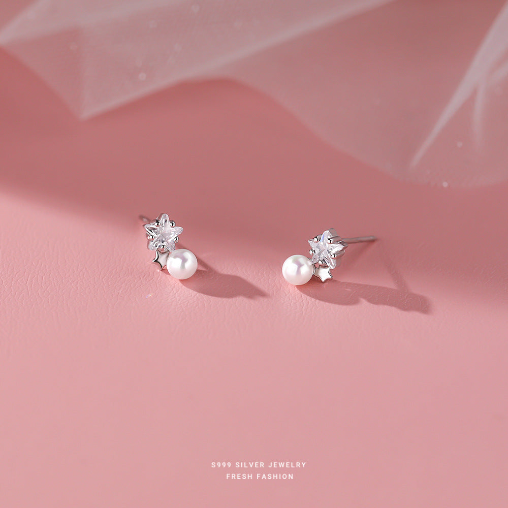 C廠 韓國韓版圓珠星星S999純銀耳環 批發 折扣@洽客服 25.10.W3「E3372」