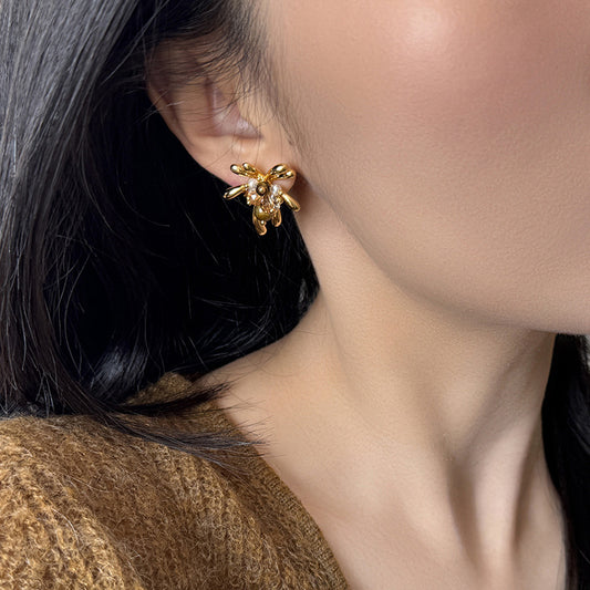 A2廠 韓國韓版虎眼石煙火 電鍍18K真金銀針耳環 批發 折扣@洽客服 25.11.W2「WE5062」