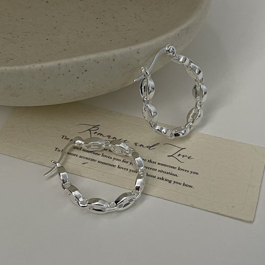 C2廠 S925純銀 ｜ 韓國韓版豬鼻耳環 批發 折扣@洽客服 26.01.W2 「XSE2081」