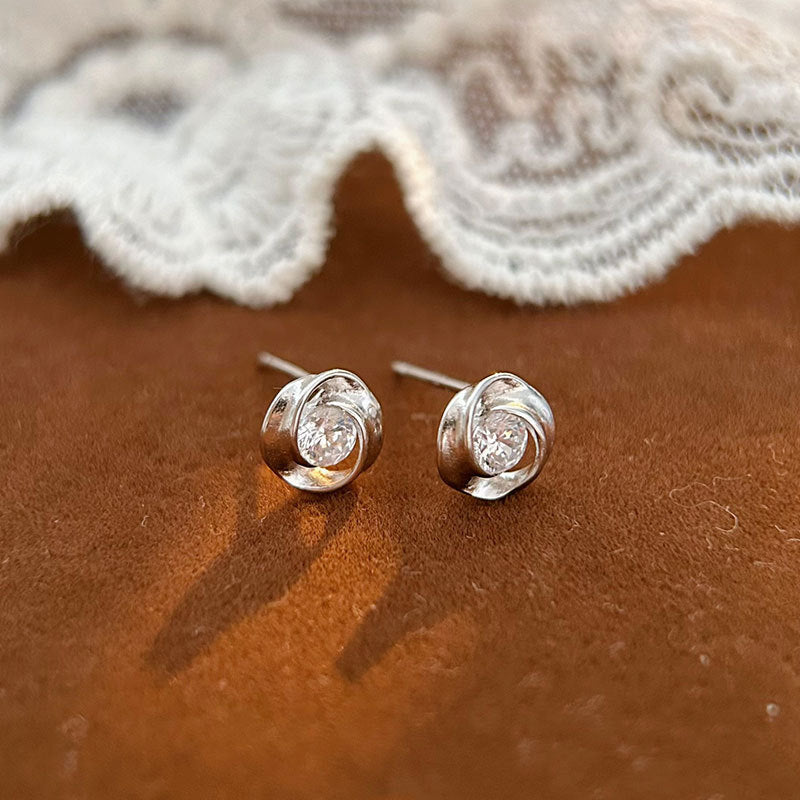 C3廠 韓國韓版旋轉愛S999足銀耳環批發 折扣@洽客服 25.03.W2「SES001」