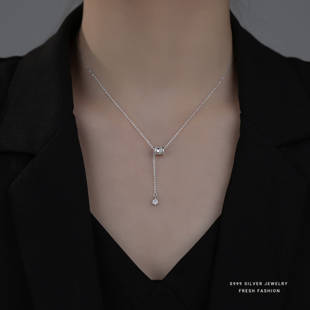 C廠 韓國韓版時來運轉小蠻腰S999純銀項鍊 批發 折扣@洽客服 24.11.W2「A4590」