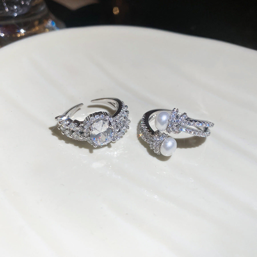 A2廠 韓國韓版珍珠橢圓形開口戒指 批發 折扣@洽客服 25.12.W3「WR553 WR554」