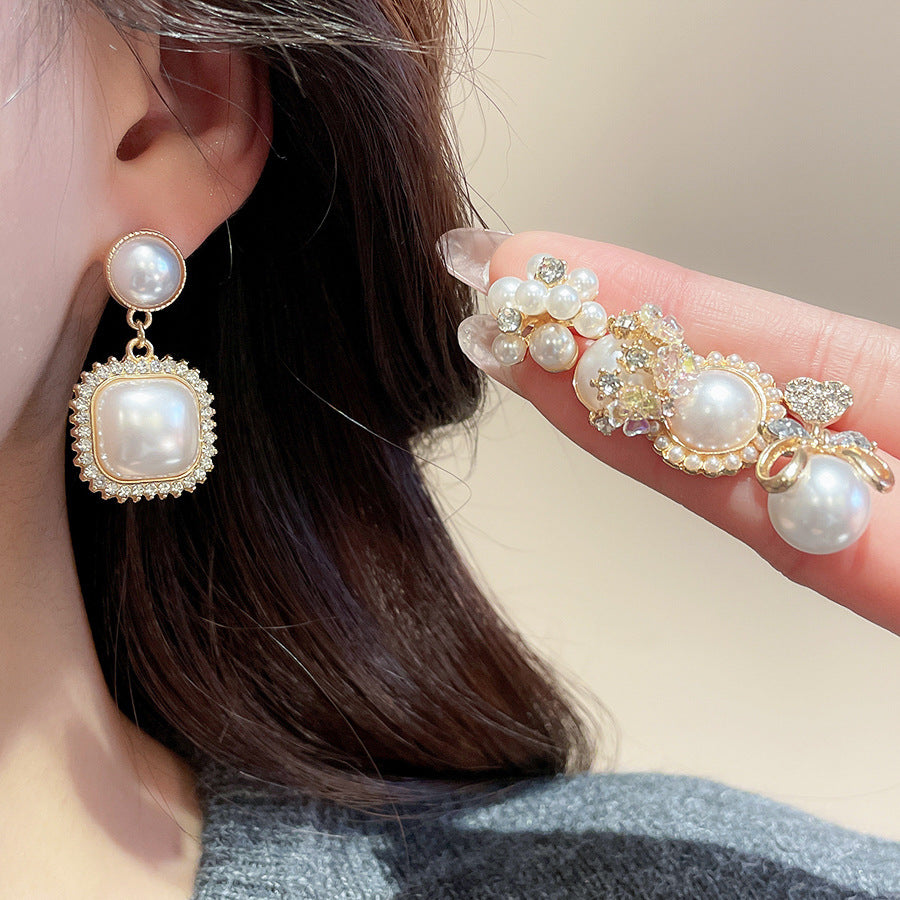 A2廠 韓國韓版【超值套組】滴油蝴蝶花朵珍珠銀針耳環 批發 折扣@洽客服 26.03.W1 「HE30693」