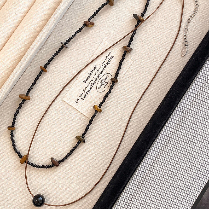 A2廠 韓國韓版個性水晶串珠項鏈 批發 折扣@洽客服 25.10.W3「HN10147」