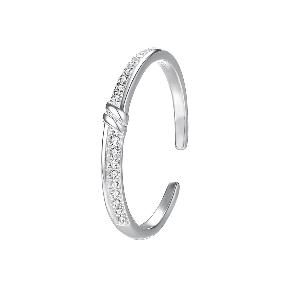 C廠 韓國韓版簡約同心結S925純銀戒指 批發 折扣@洽客服 26.03.W1「K2504 K2505」