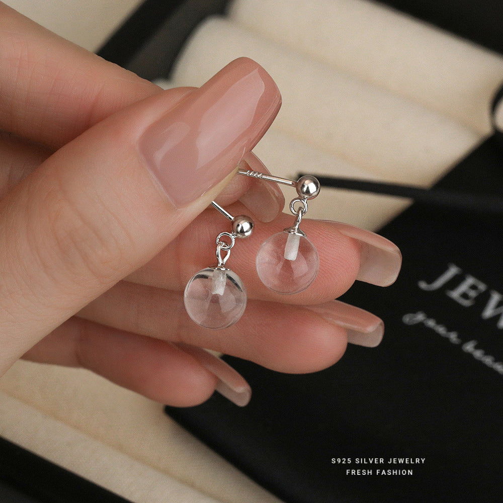 C廠 韓國韓版小燈泡仿水晶S925純銀耳環 批發 折扣@洽客服 24.11.W2「E5779」