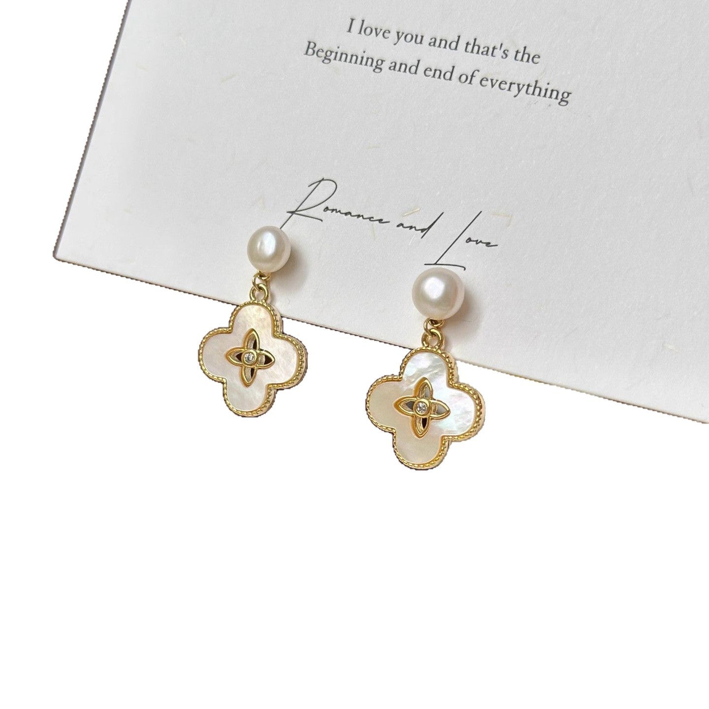 A2廠 韓國韓版鋯石花朵珍珠銅電鍍14K真金銀針耳環 批發 折扣@洽客服 25.12.W4「HE25840-1」