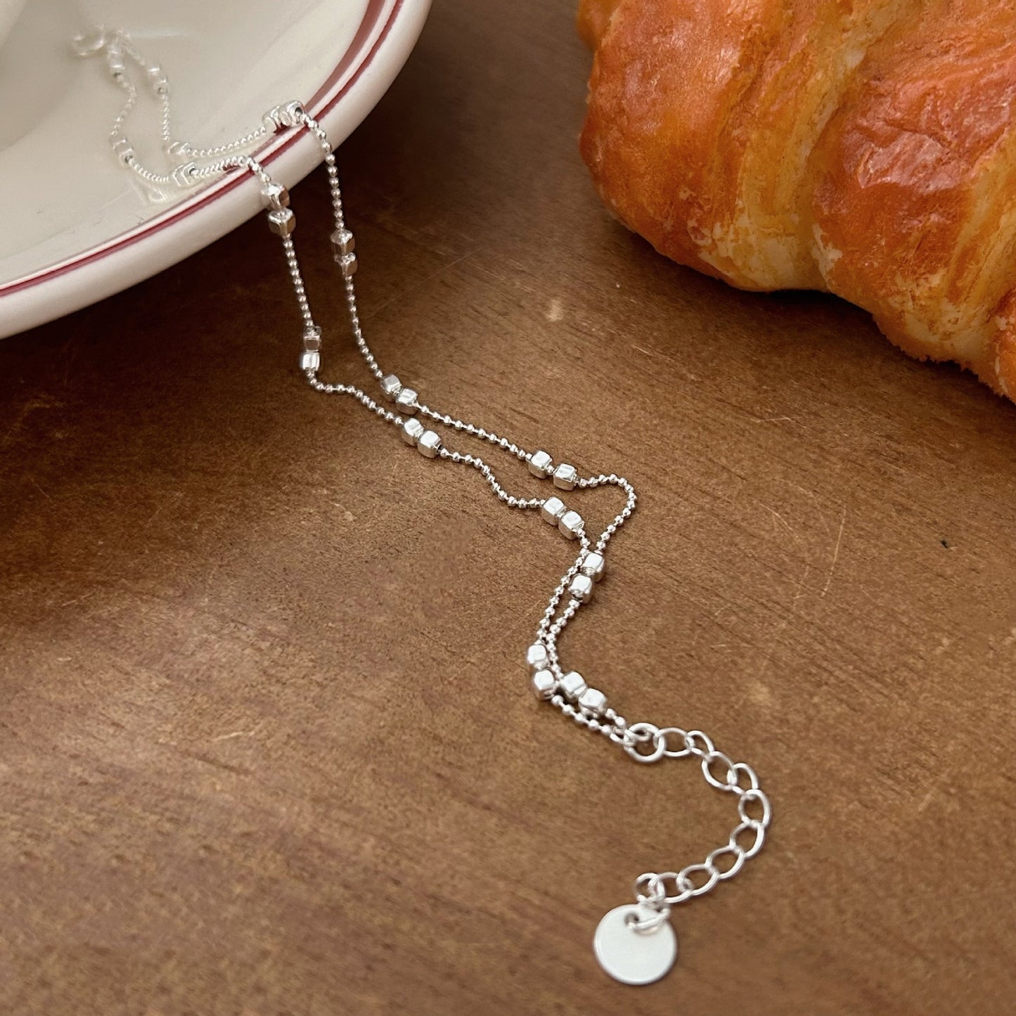 C3廠 韓版重工極簡幾何方塊S925純銀手鍊 批發 折扣@洽客服 25/11.W4「hsl107」