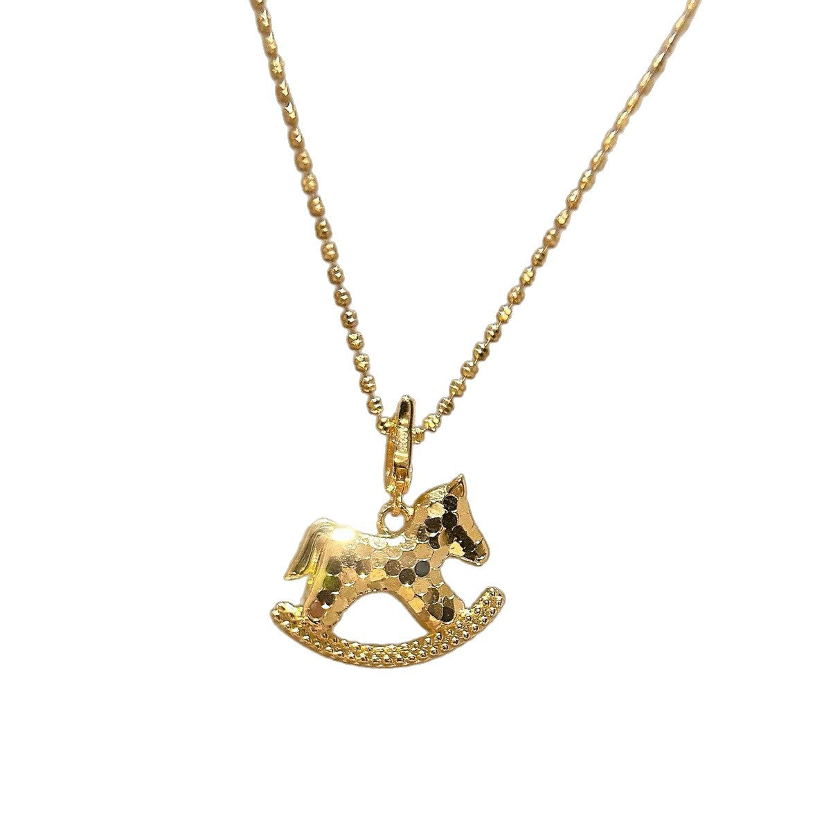 A2廠 韓國韓版小馬吊墜項鍊 批發 折扣@洽客服 25.12.W2「HN10629--1」