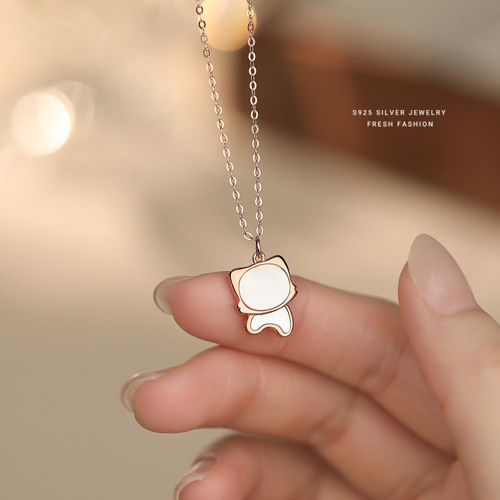 C廠 S925純銀｜韓國韓版可愛小貓項鍊 26.02.W1「A4959」