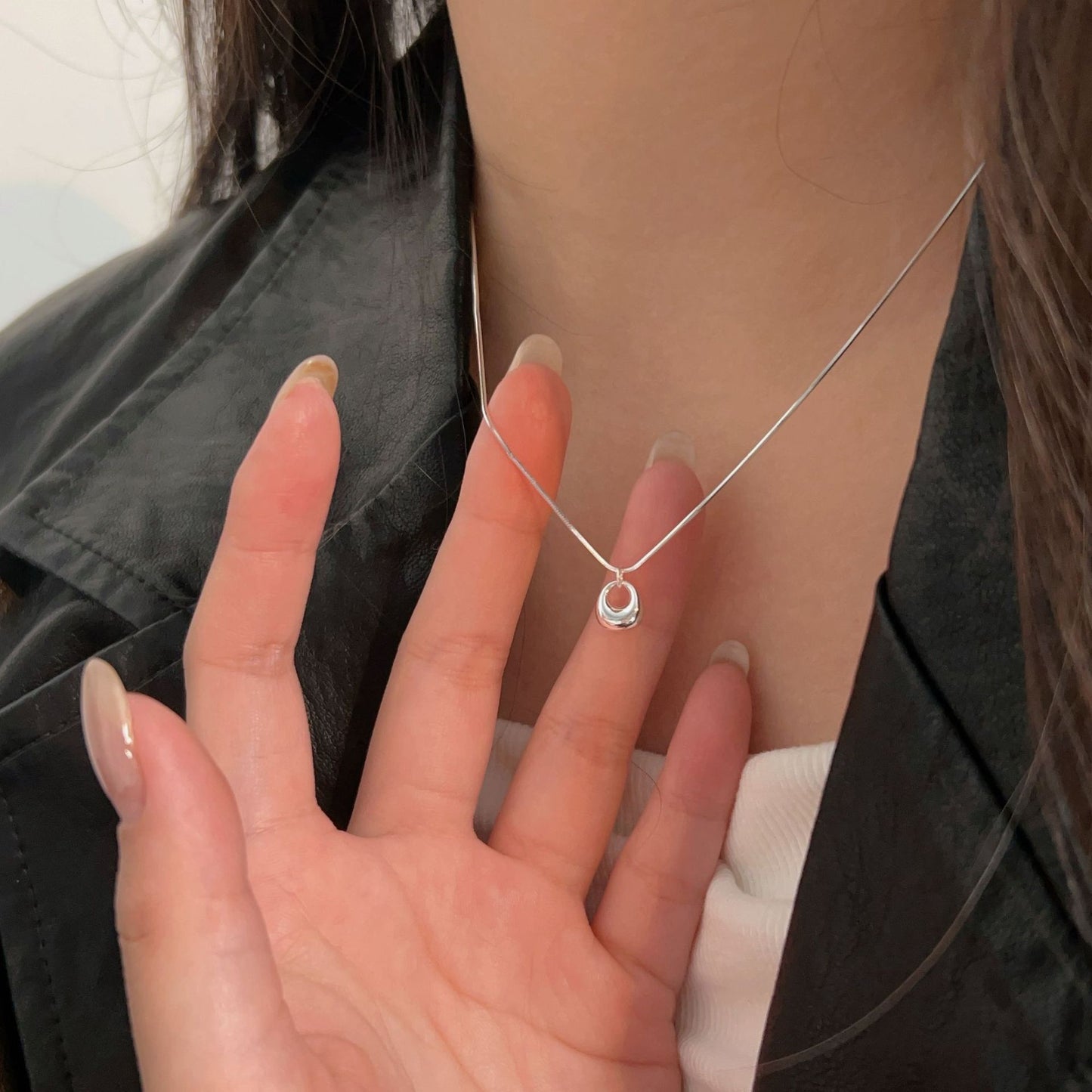 C3廠 韓版重工銀坨S925純銀項鍊 批發 折扣@洽客服 25/11.W4「hxl362」