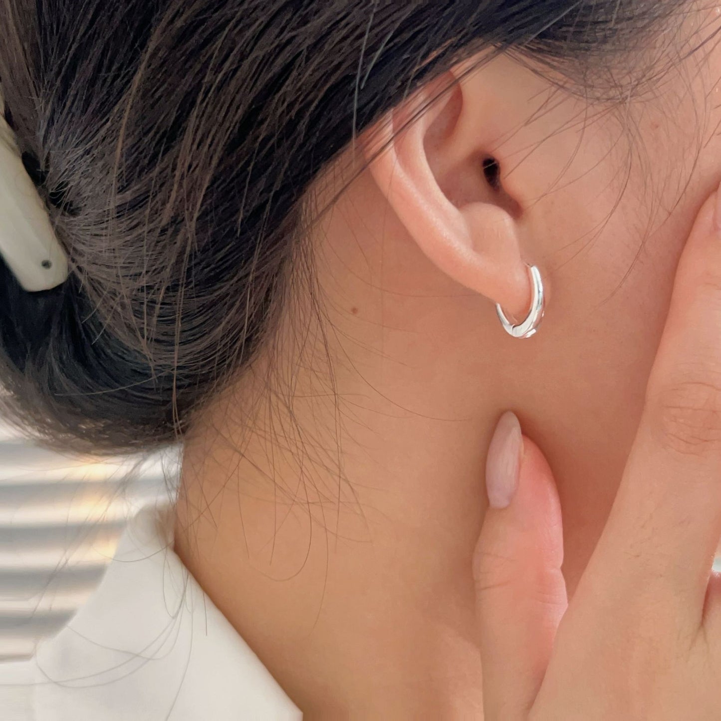 C3廠 韓國韓版極簡幾何S925純銀耳環 批發 折扣@洽客服 25.11.W1「ES179」