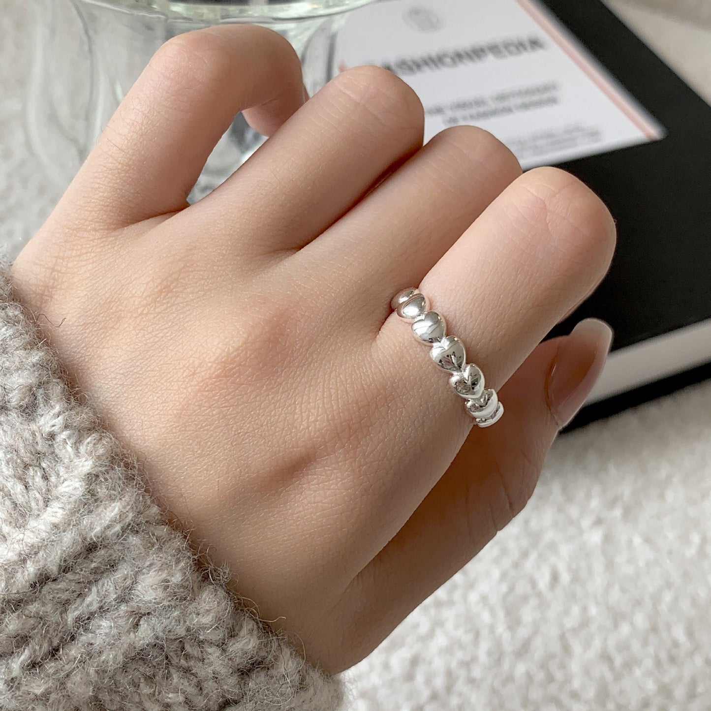 C2廠 韓國韓版愛心S925純銀戒指 批發 折扣@洽客服 25.10.W5「SR1126」