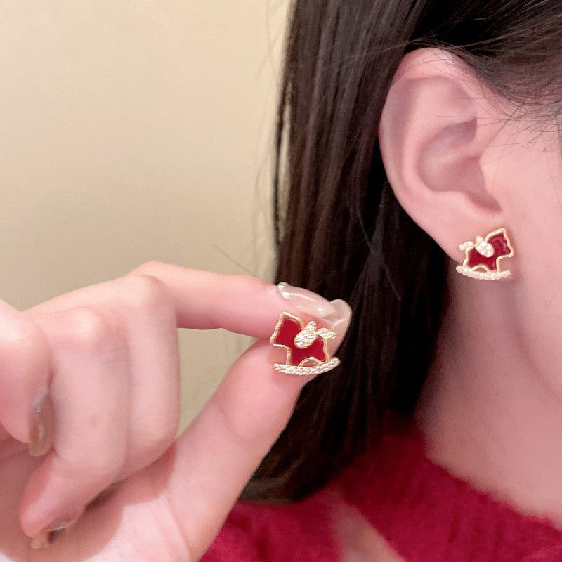 A2廠 韓國韓版滴油小馬電鍍真金項鍊 批發 折扣@洽客服 25.12.W4「HN10848」