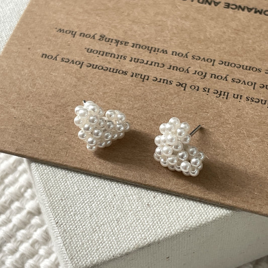 C2廠 韓系限量款編織愛心S925純銀耳環批發 折扣@洽客服 26.03.W3「XSE2157」