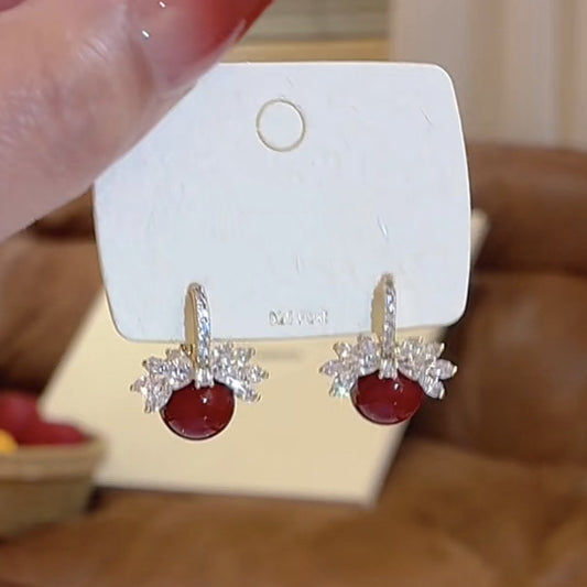 A2廠 鈦鋼｜韓國韓版 鋯石圓形珍珠銀針耳環 批發 折扣@洽客服 26.01.W4「WE6067」