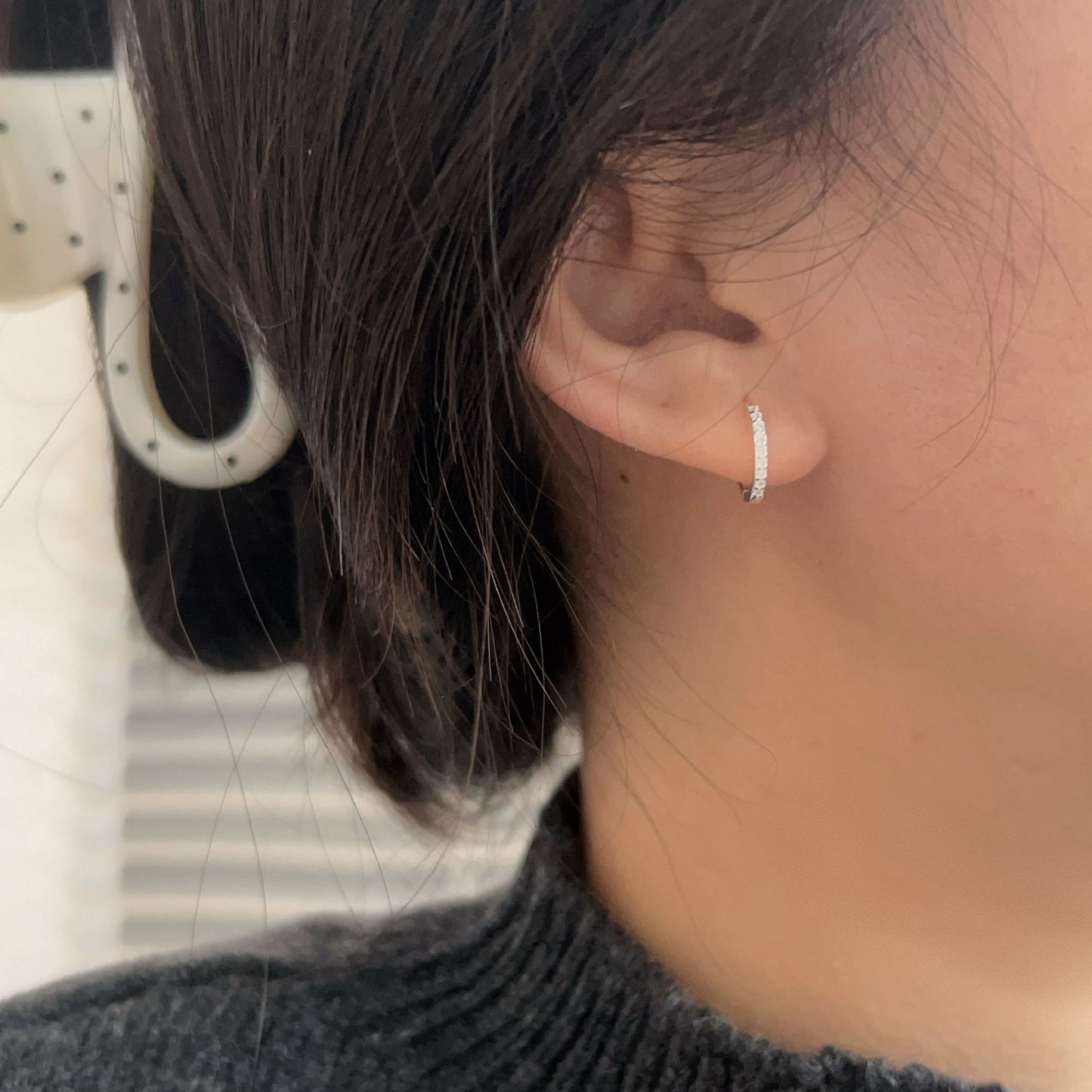 C3廠 韓國韓版幾何圓圈S925純銀耳環批發 折扣@洽客服 25.03.W2「es190」