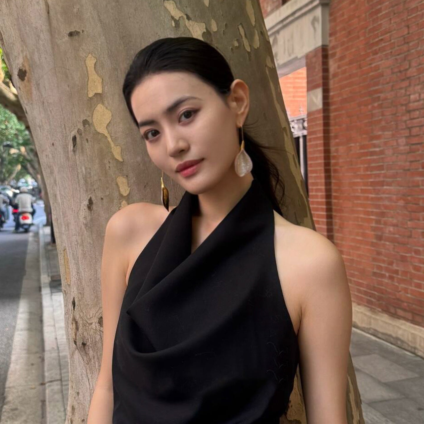 A2廠 日韓款復古噴漆花瓣銀針耳環 批發 折扣@洽客服 25.11.W4「HE29028」