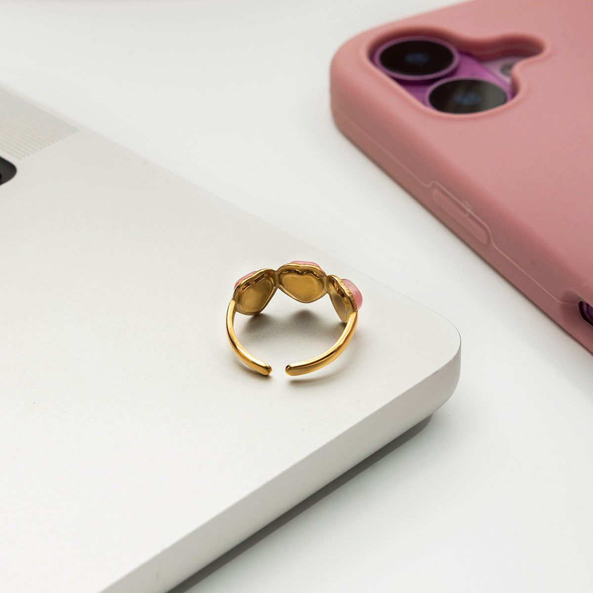 B廠 歐美款ESTHER 鈦鋼鍍18K金戒指 批發 折扣@洽客服 25.12.W3「JDR0210001,JDR0302004-PK,JDR0306055-PS」