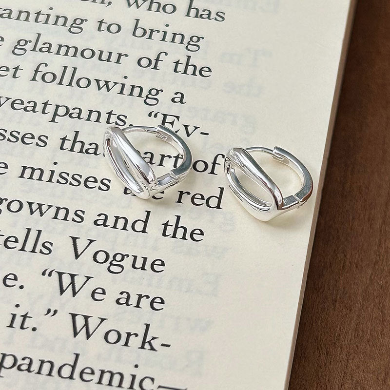 C3廠 韓國韓版幾何鏤空S925純銀耳環 批發 折扣@洽客服 25.12.W2「ES180」