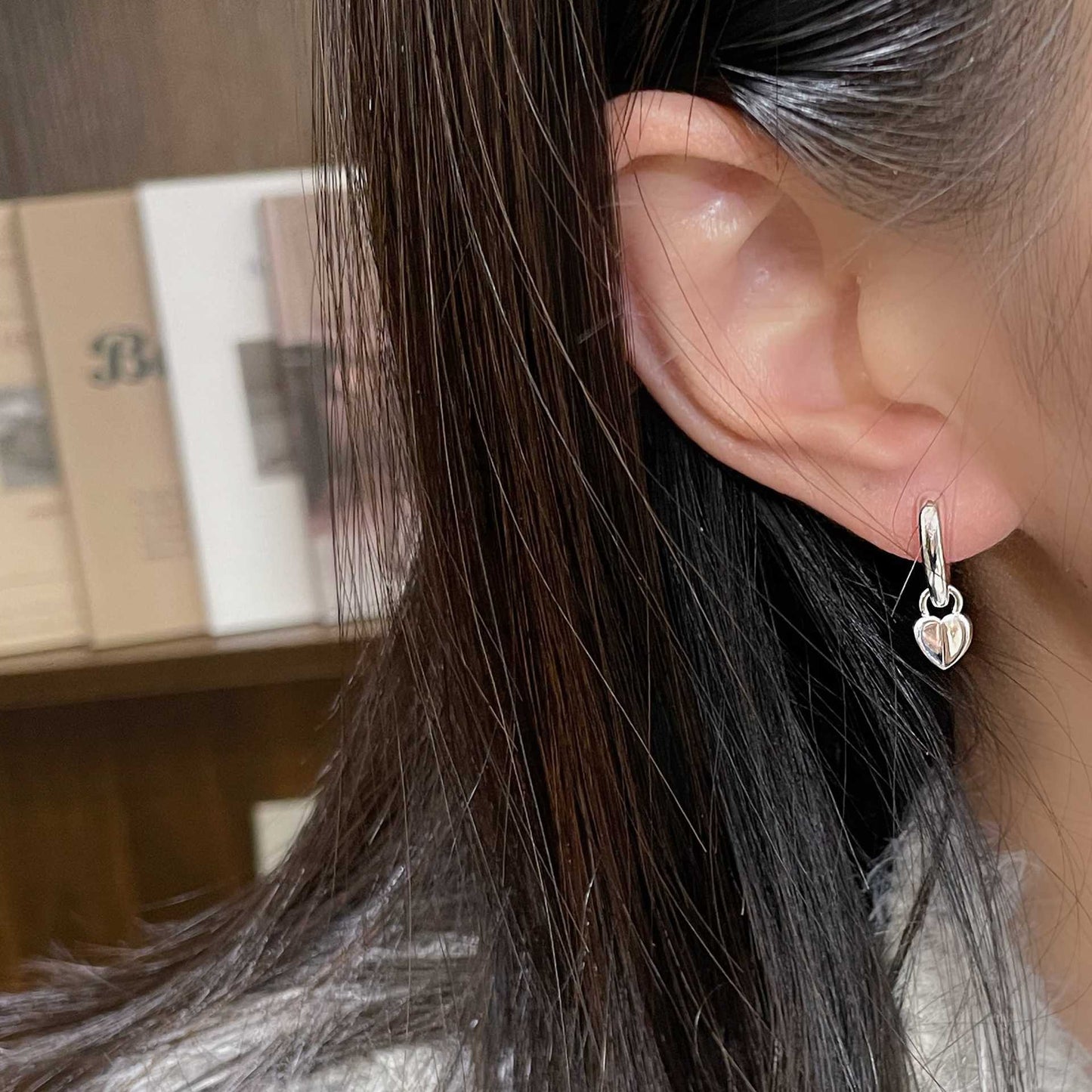 C2廠 S925純銀 ｜ 韓國韓版設計感愛心耳環 批發 折扣@洽客服 26.01.W2「XSE2175」