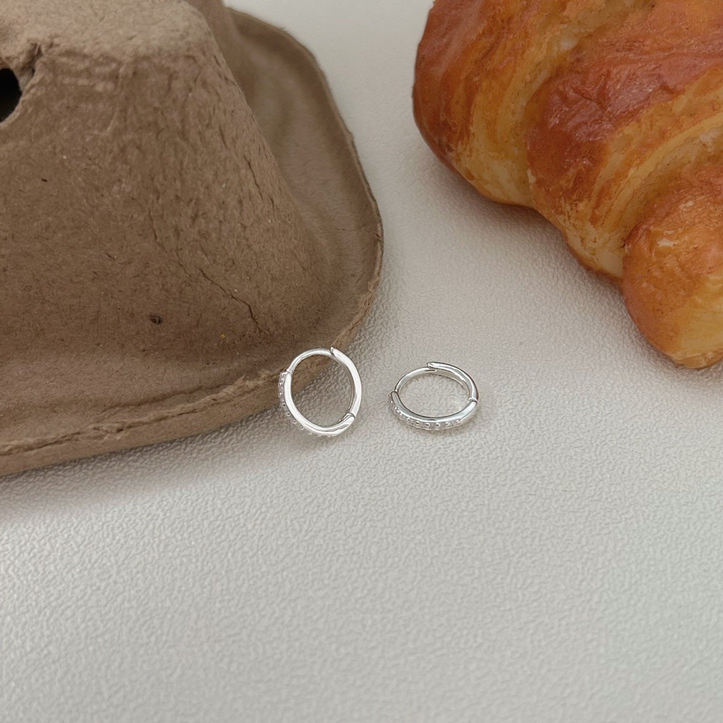 C3廠 韓國韓版幾何圓圈S925純銀耳環批發 折扣@洽客服 25.03.W2「es190」