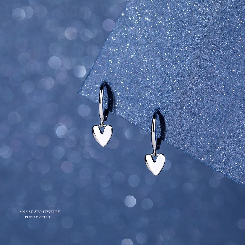 C廠 韓國韓版愛心925純銀耳環批發 折扣@洽客服 26.03.W2「E2328」