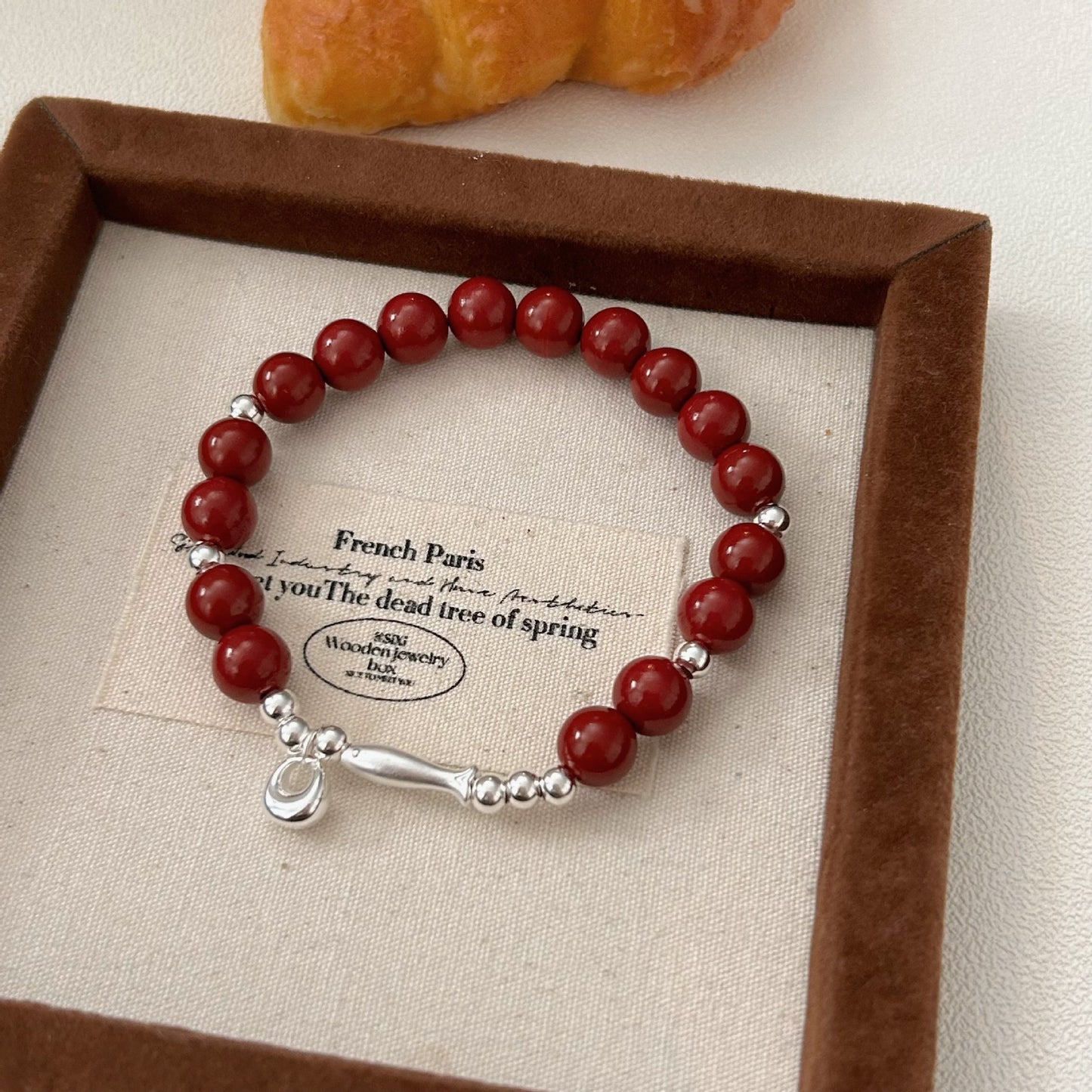 C3廠 韓國韓版硃砂小魚兒S925純銀手鍊 批發 折扣@洽客服 25.12.W2「hsl110」