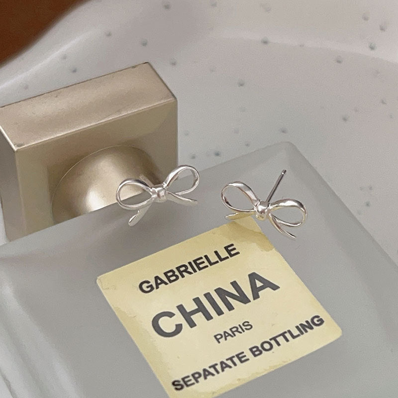 C3廠 韓國韓版蝴蝶結S925純銀耳環 批發 折扣@洽客服 25.11.W1「ES064-1」