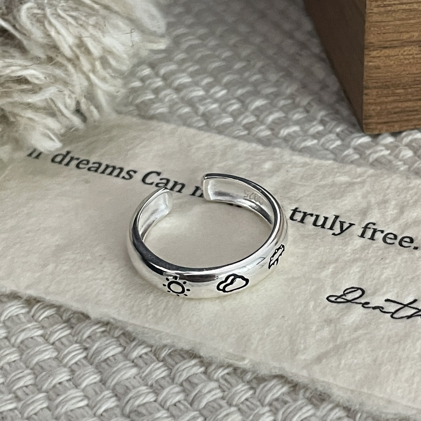 C2廠 韓國韓版塗鴉S925純銀戒指 批發 折扣@洽客服 25.11.W1「SR1436」