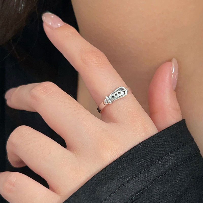 C3廠 韓國韓版S925純銀｜皮帶戒指 批發 折扣@洽客服 26.02.W3「hjz297」