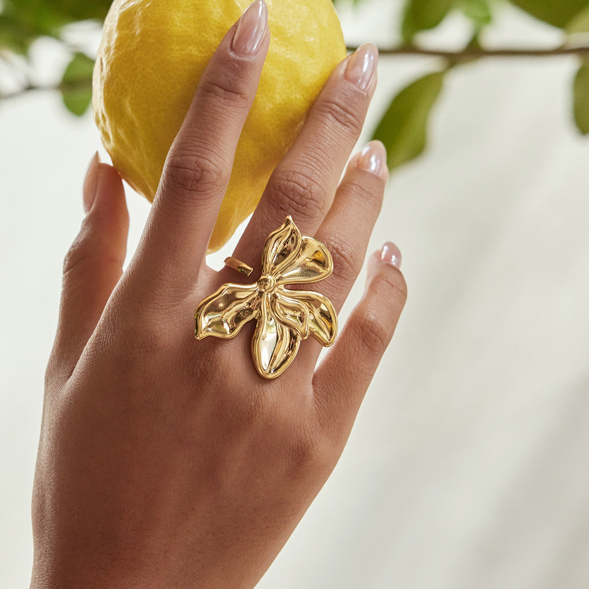 B廠 歐美款MICHELLE 開口鈦鋼鍍18K金戒指 批發 折扣@洽客服 25.12.W3 「JDR0309005」