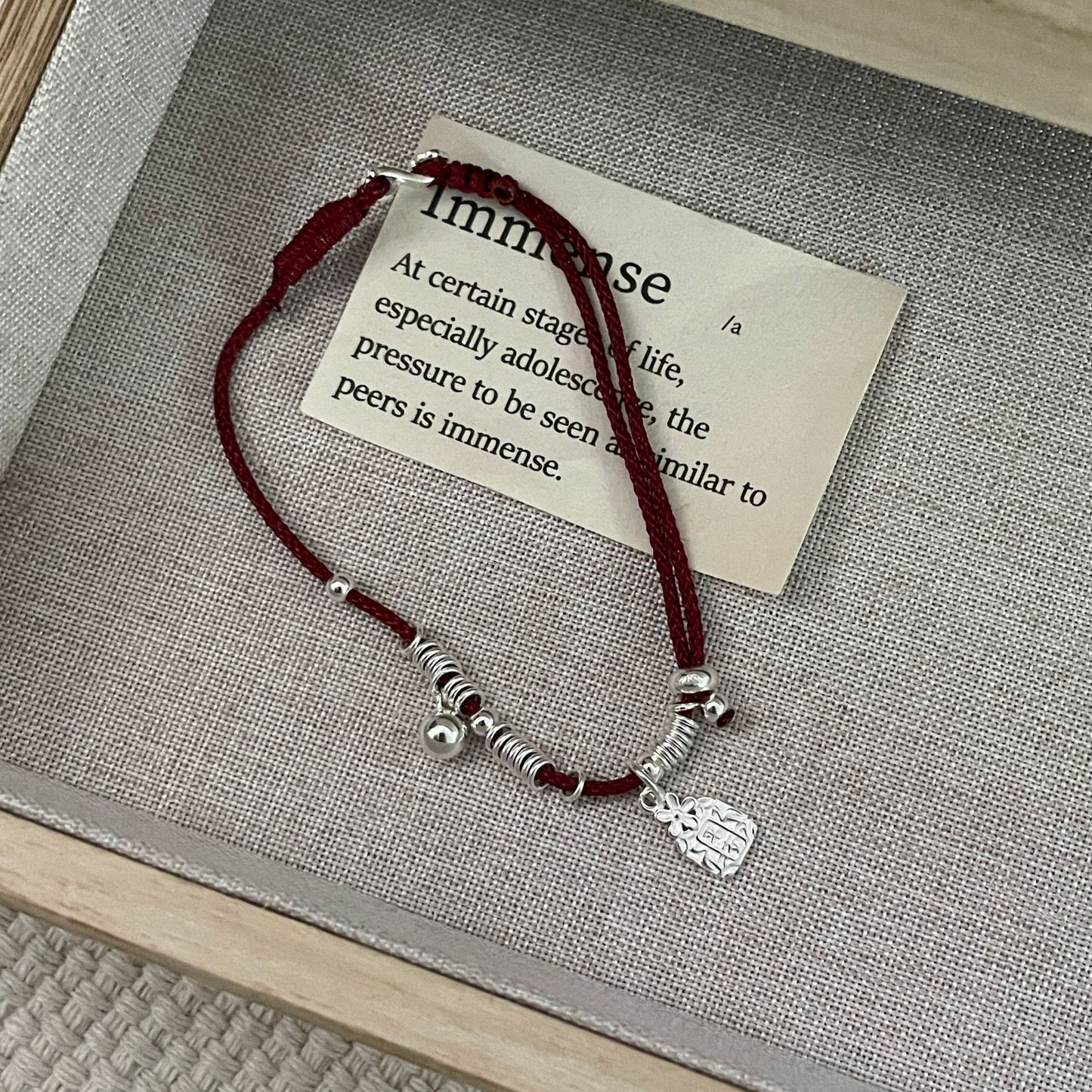 C2廠 韓國韓版歲歲平安如意編織S925純銀手繩 批發 折扣@洽客服 26.01.W1「XSB4061」