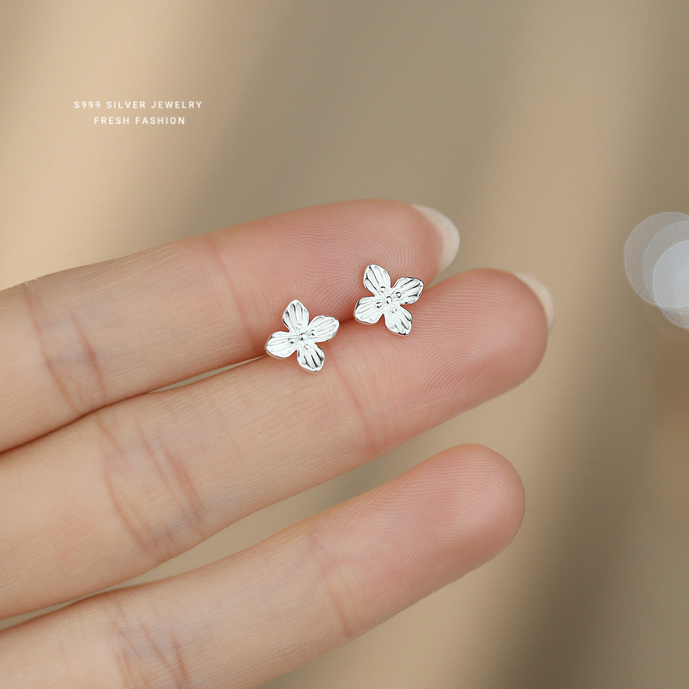 C廠 韓國韓版四葉草S999純銀耳環 批發 折扣@洽客服 26.03.W1「E6189」