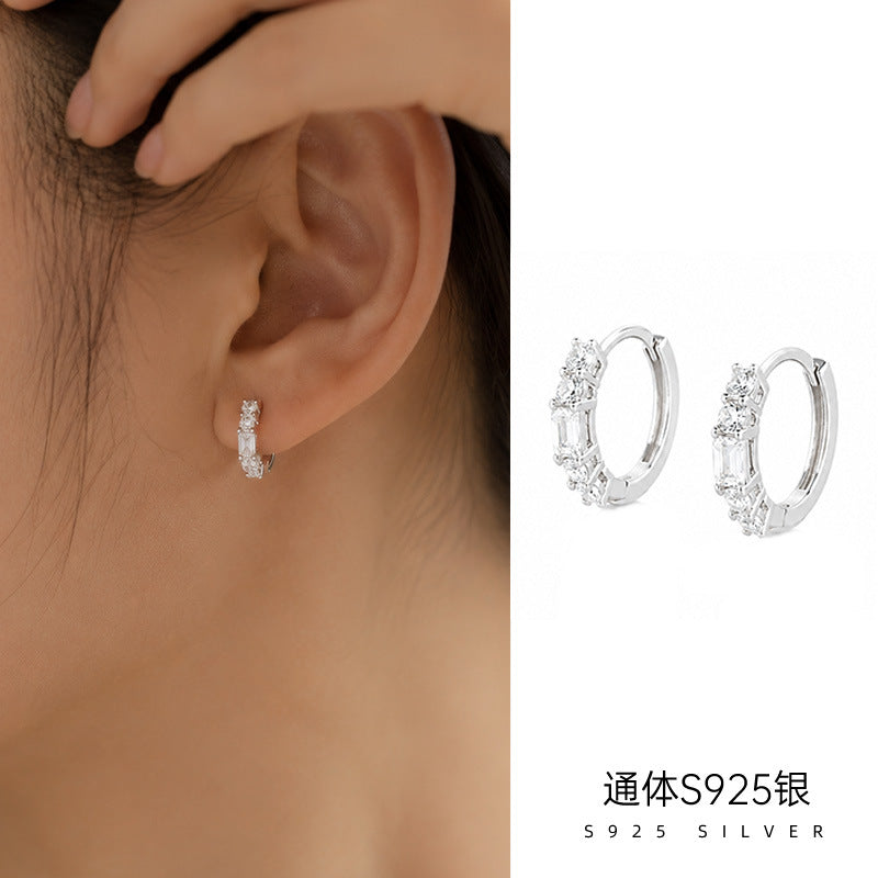 C廠 韓系排鑽S925純銀鍍14K金耳環批發 折扣@洽客服 26.08.W4「ES3998」
