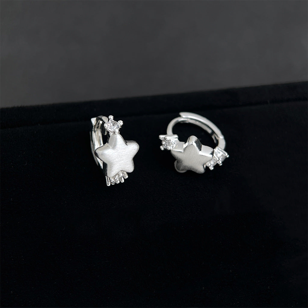 A廠 日韓款星星微鑲鋯石耳環 批發 折扣@洽客服 26.01.W1「6927」