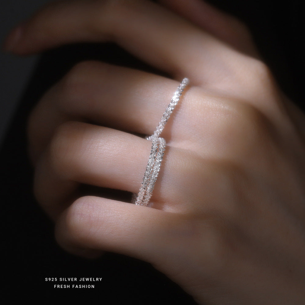 C廠 韓國韓版波光粼粼S925純銀戒指批發 折扣@洽客服 26.03.W3「K2065」